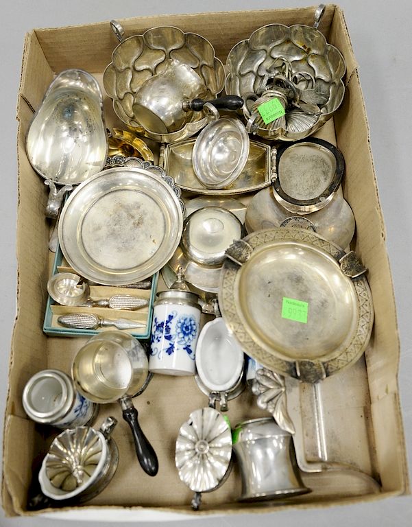 Appraisal: Sterling silver lot to include gravy boat cups saucers etc