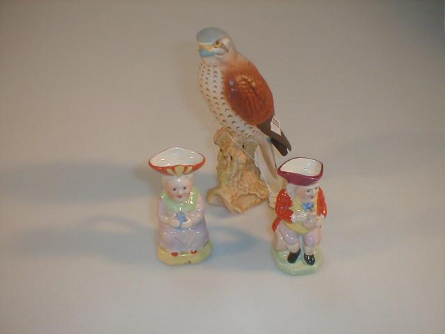 Appraisal: A Beswick Hawk model no high Two Beswick miniature Toby