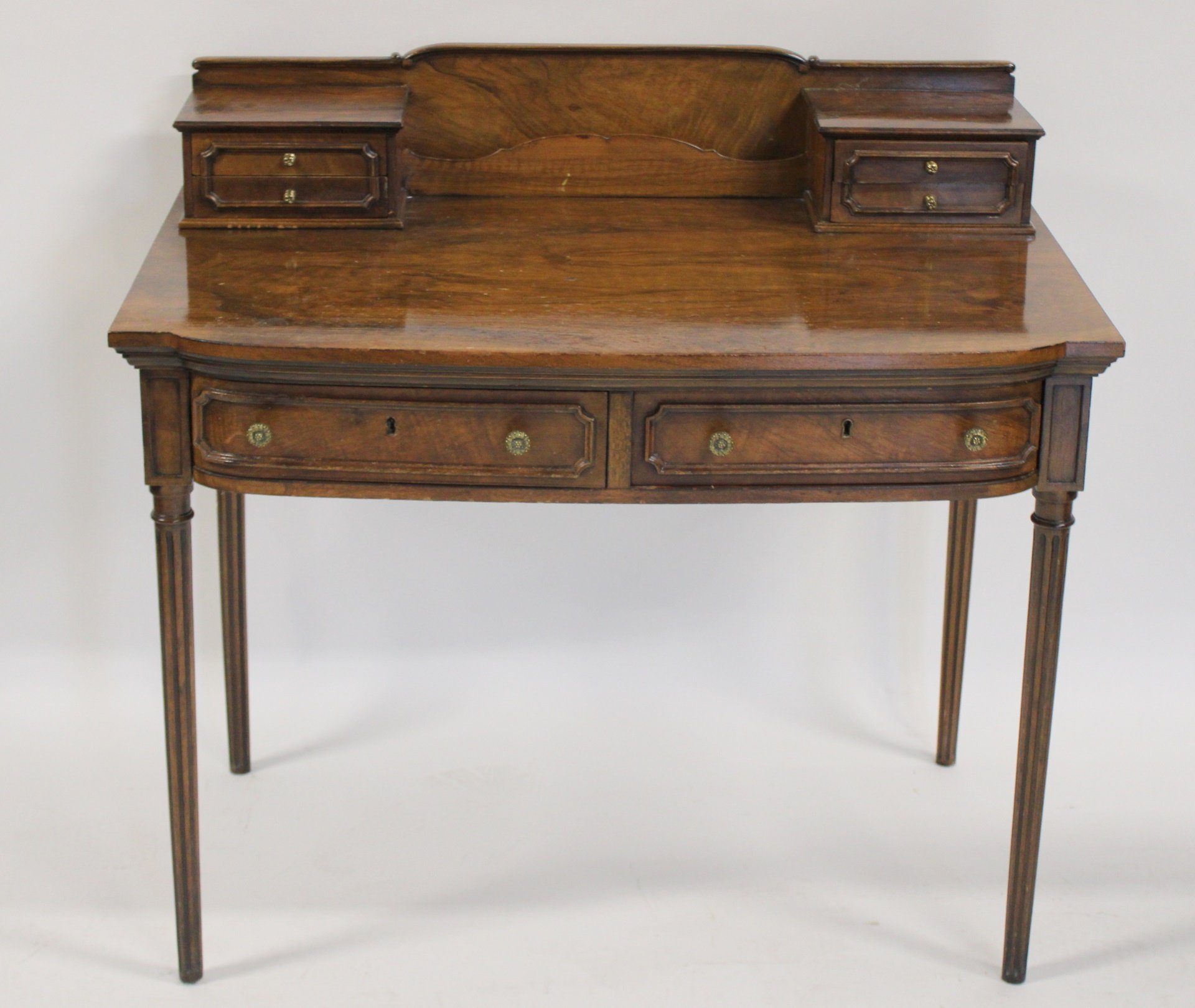 Appraisal: ANTIQUE ROSEWOOD CARLTON STYLE DESK Nice original patina and a