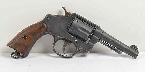 Appraisal: WWII U S Navy Smith Wesson Victory Model Revolver cal