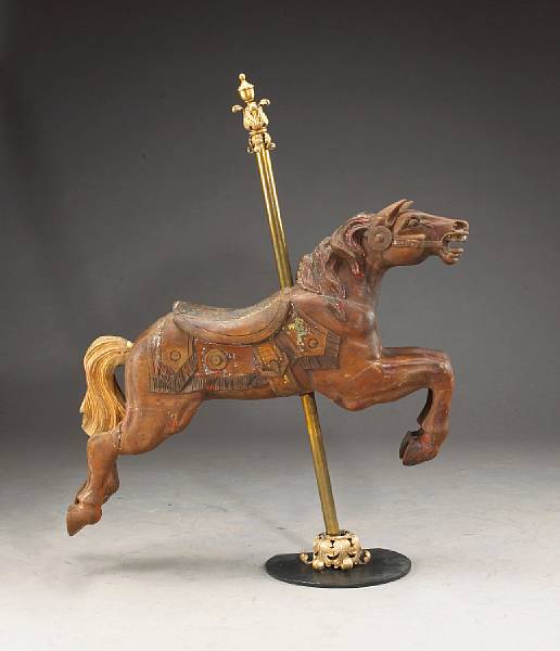 Appraisal: A carousel horse possibly American early th century height ft