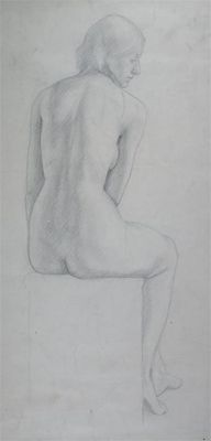 Appraisal: Gaynor Elizabeth Bury b Studies of female nudes Seven all