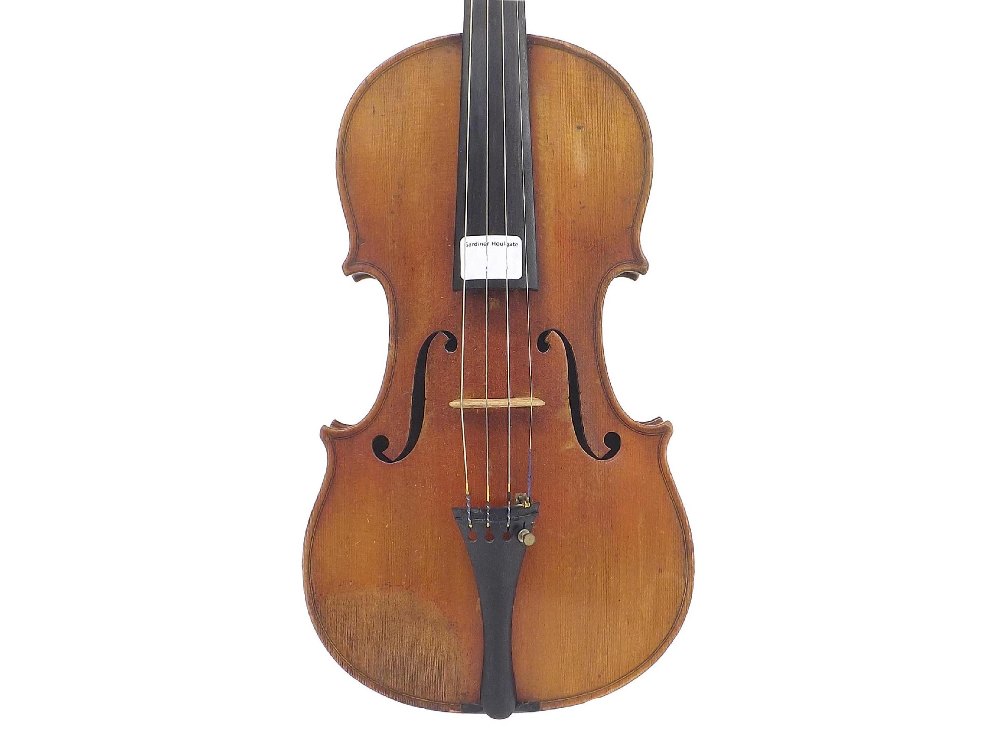 Appraisal: Early th century Stradivarius copy violin labelled J F Tartini