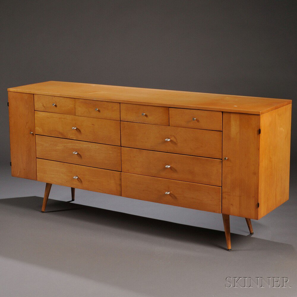 Appraisal: Paul McCobb - for Planner Group Ten-drawer Chest Maple and