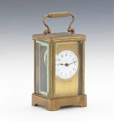 Appraisal: A Brass Carriage Clock The Vermont Clock Company Fairhaven Vermont