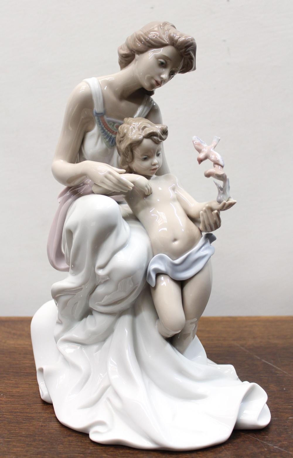 Appraisal: LLADRO WHERE LOVE BEGINS PORCELAIN FIGURAL GROUP limited edition by