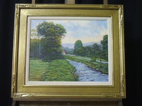 Appraisal: GERALD CRAFT HENNESY AMERICAN LANDSCAPE Oil on canvas x in