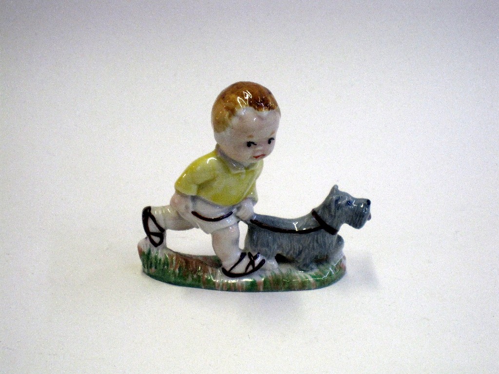 Appraisal: Wade Mabel Lucie Atwell figure 'Sam and dog'