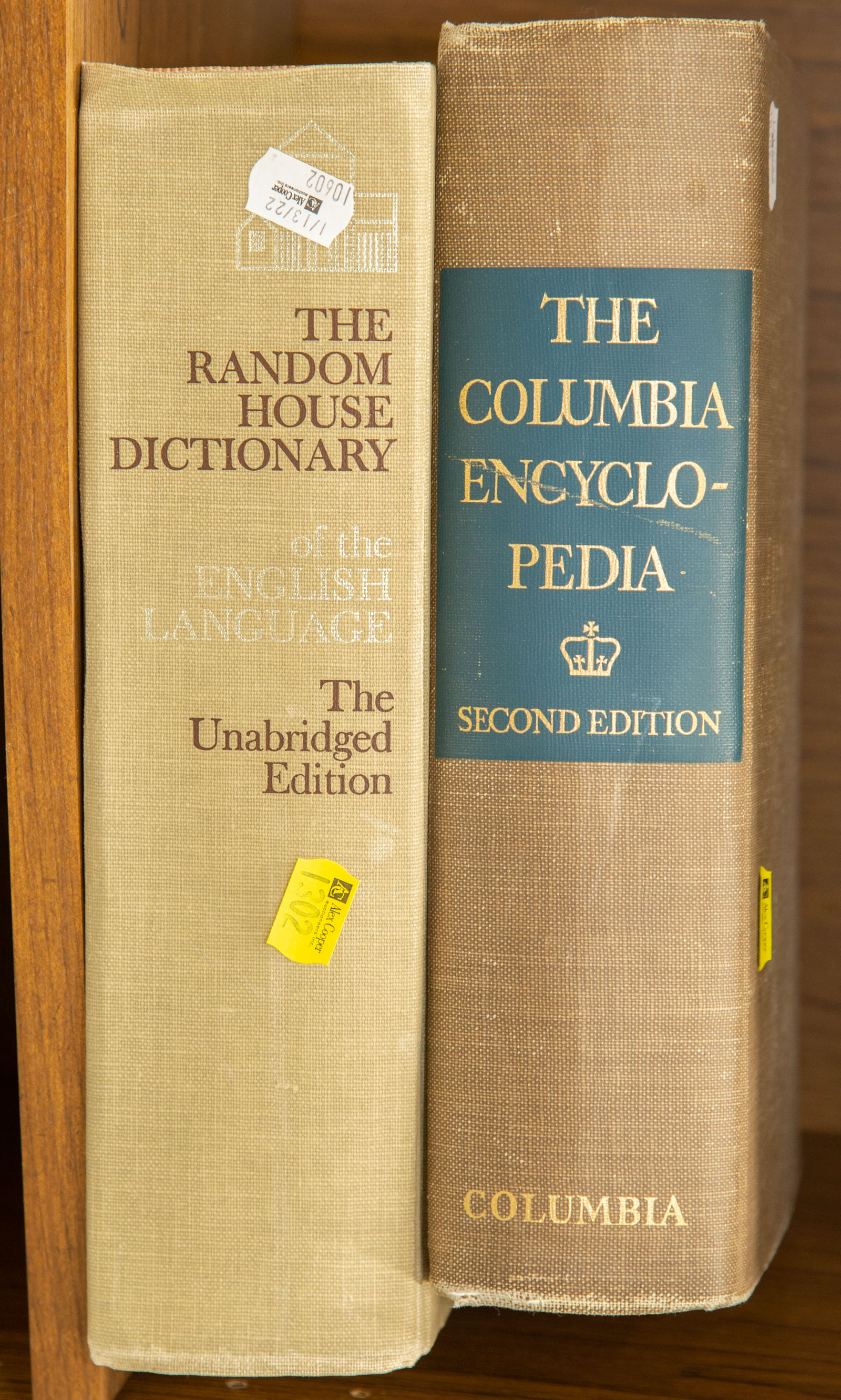 Appraisal: LARGE COLUMBIAN ENCYCLOPEDIA RANDOM HOUSE DICTIONARY