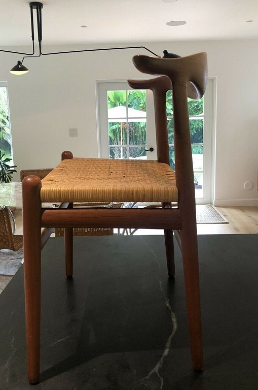 Appraisal: VERY RARE Hans J Wegner Cow Horn Chair Hans J