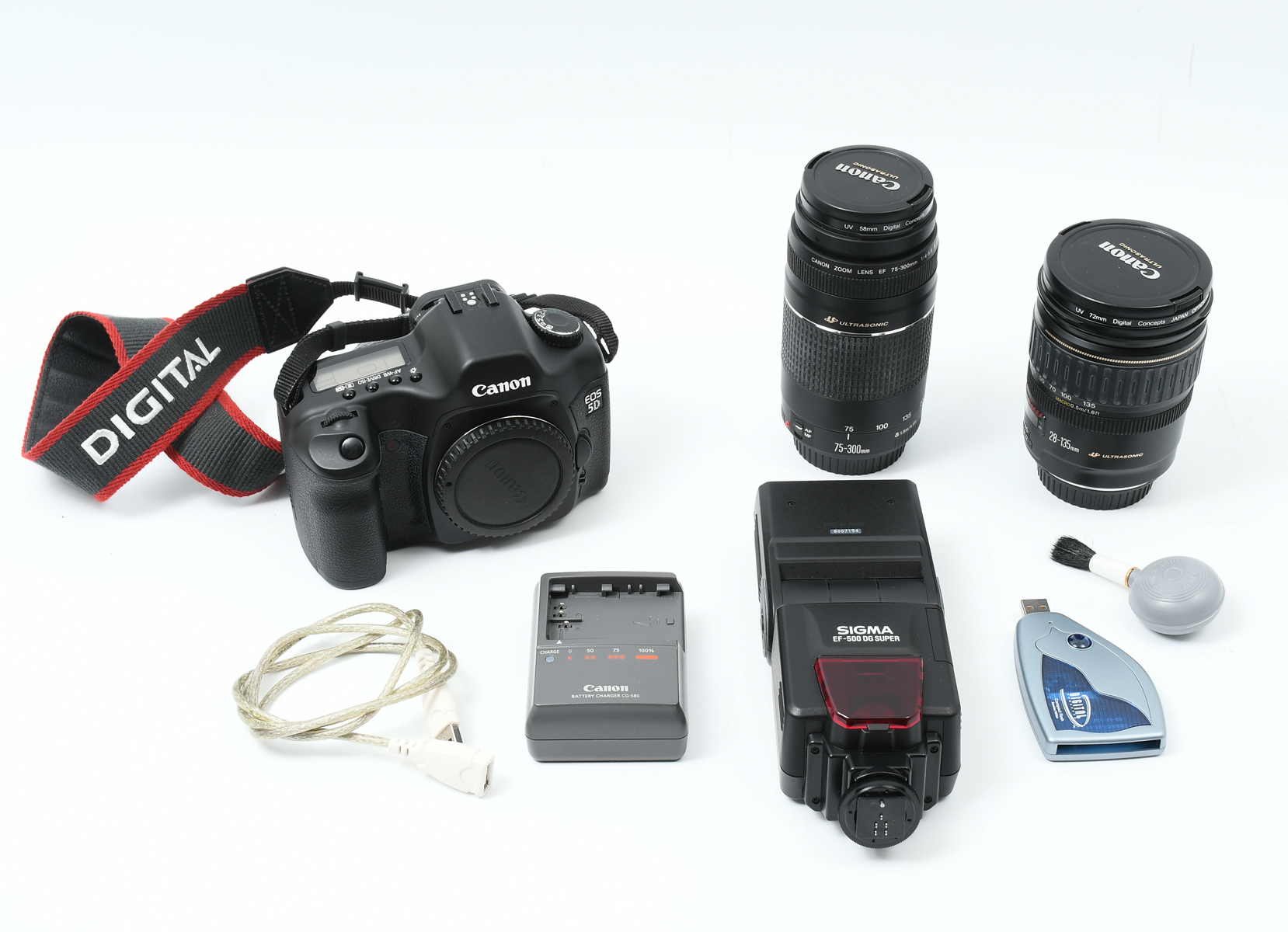 Appraisal: CANON EOS D DSLR WITH LENSES Canon EOS D DSLR