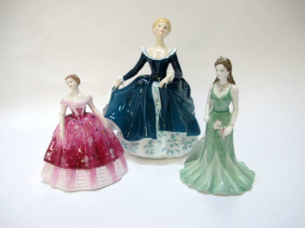 Appraisal: Royal Doulton figure Janine HN and Coalport figures Kimberley and