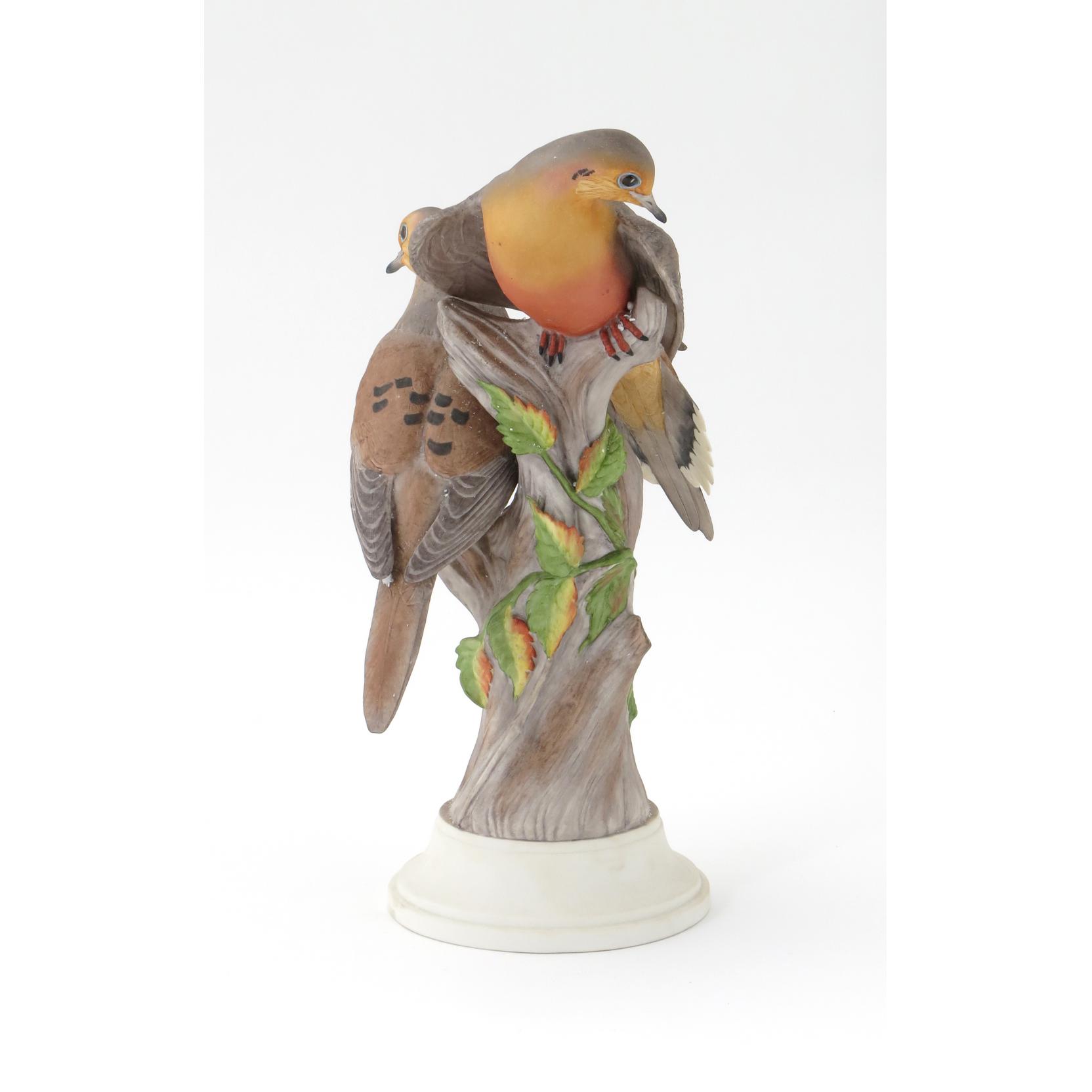 Appraisal: Boehm Porcelain Mourning Doves Double Figural Limited Edition on the