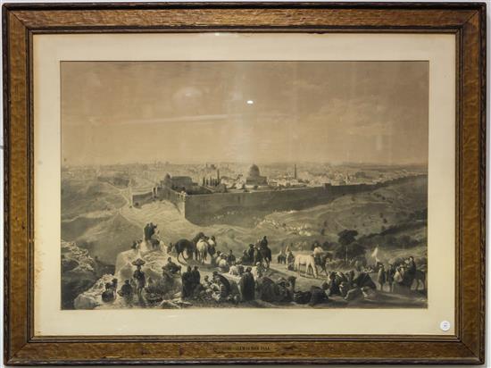 Appraisal: Sale Lot A Print of Jerusalem titled Jerusalem in Her