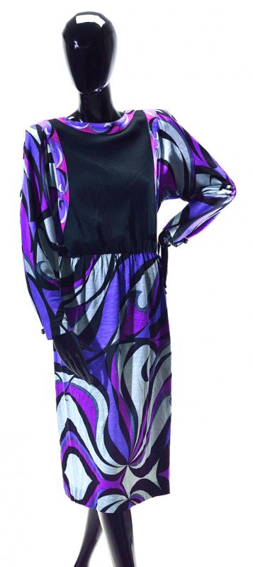 Appraisal: THREE 'S PUCCI GARMENTS A long sleeved woolen dress hand