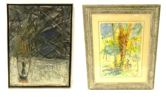 Appraisal: Two depictions of nature Carol Hart th C Sands Pt