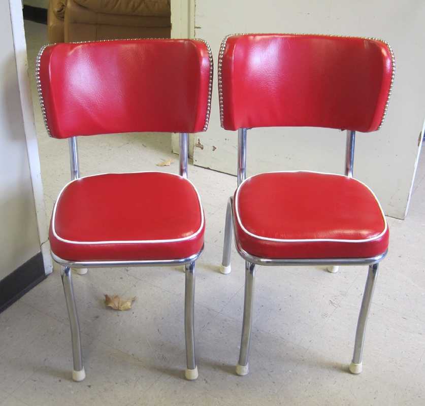 Appraisal: A SET OF FOUR MID-CENTURY MODERN DINETTE CHAIRS American c