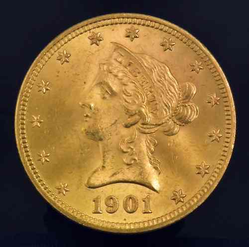 Appraisal: A United States of America gold Eagle - Liberty Head