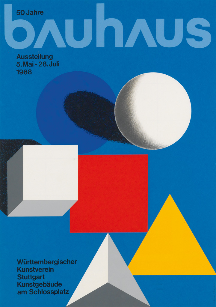 Appraisal: HERBERT BAYER - BAUHAUS EXHIBITIONS Two posters and Each approximately