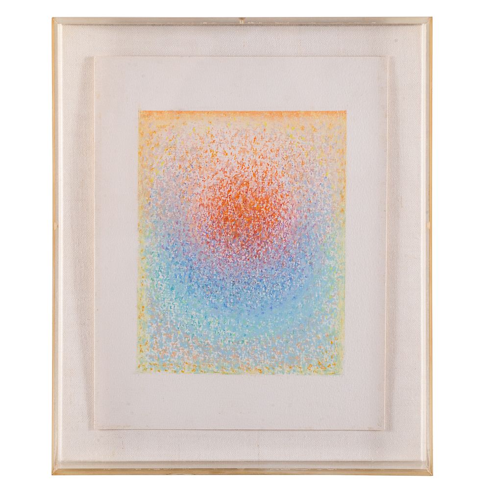 Appraisal: Leon Berkowitz Untitled pastel on paper American - Pastel on