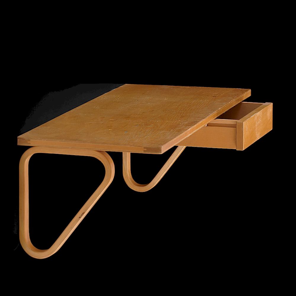 Appraisal: Alvar Aalto An early edition of Alvar Aalto's console shelf