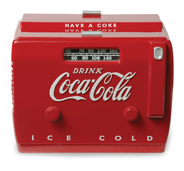 Appraisal: Coca-Cola radio circa s by 'Point of Purchase Displays' in