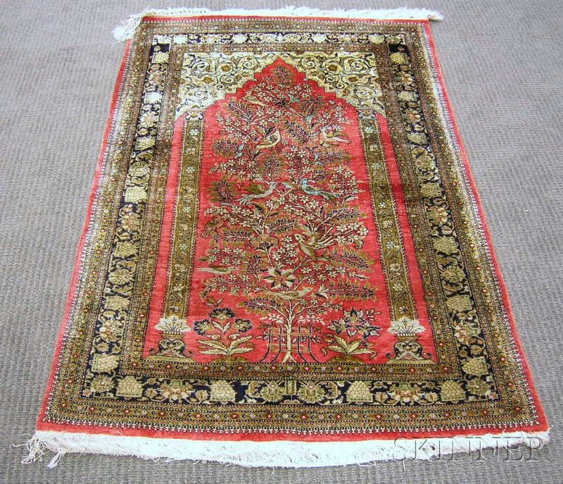 Appraisal: Indian Prayer Rug th century ft x ft in