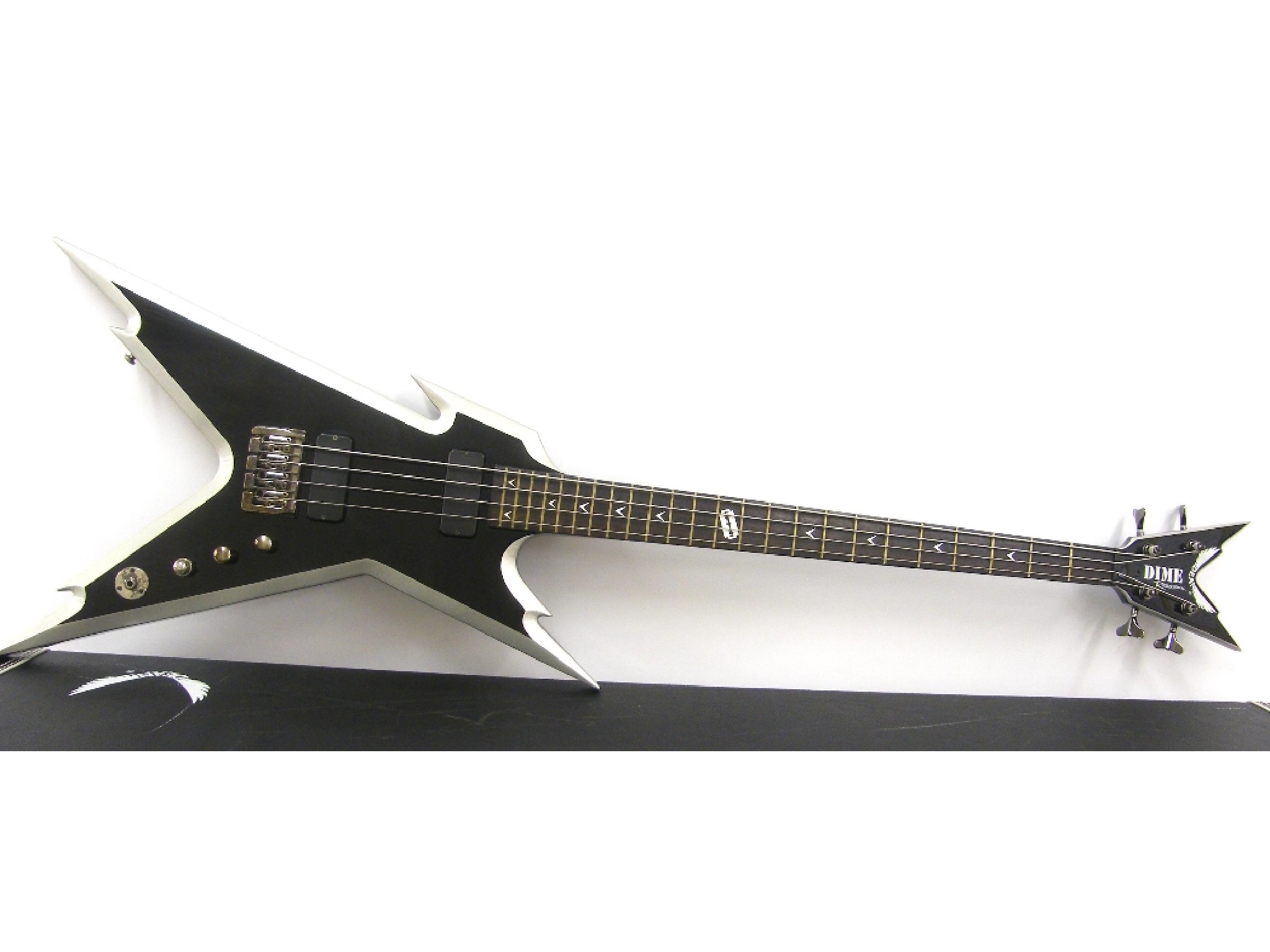 Appraisal: Dean Dime Razorback bass guitar ser no Y xxxx black