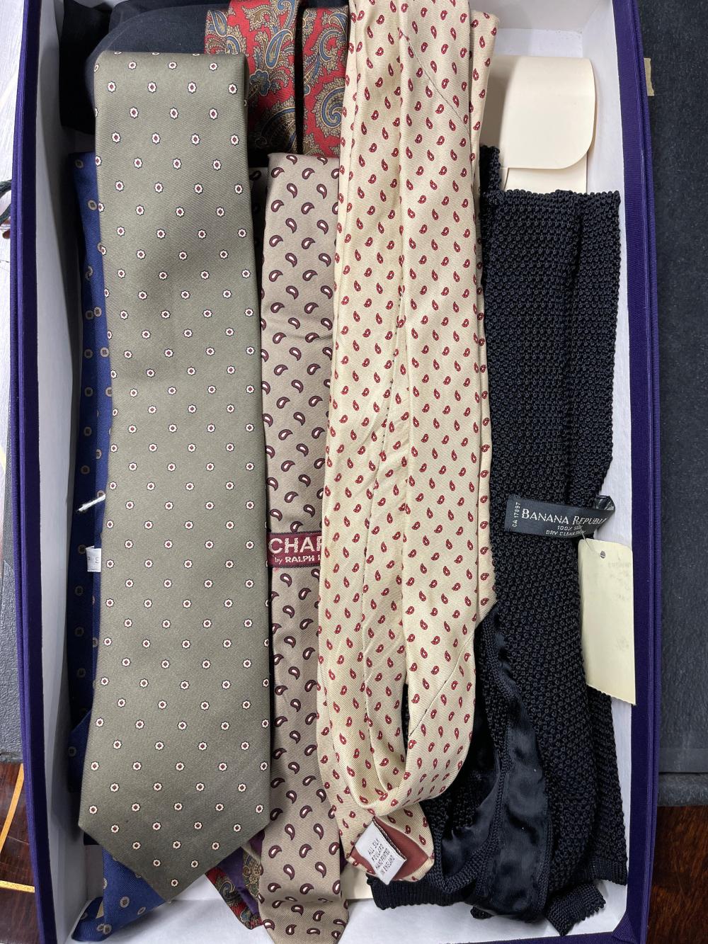 Appraisal: Group of Men's Silk Ties Perry Ellis Brooks Brothers Bert