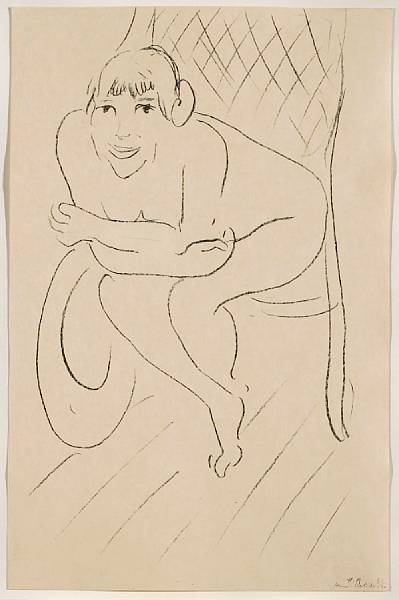 Appraisal: Henri Matisse French - Nu au Rocking Chair D Lithograph