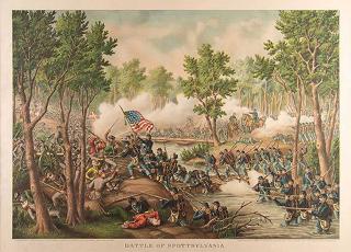 Appraisal: Battle of Spottsylvania Kurz Allison Battle of Spottsylvania Chicago Color