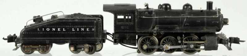 Appraisal: Lionel No Switcher Steam Engine Tender American Pre-war Semi-scale One