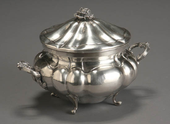 Appraisal: Lot Property of Various Owners Italian Rococo Style Silver Tureen