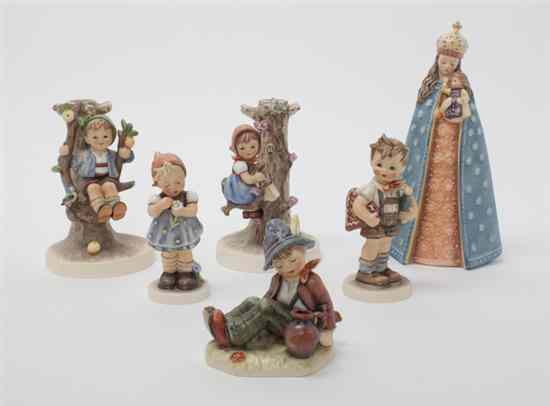 Appraisal: A Collection of Eight Hummel Figurines each from the Goebel