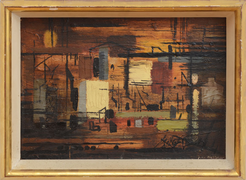 Appraisal: JOHN PIPER - UNTITLED MALMESBURY Oil on board c signed