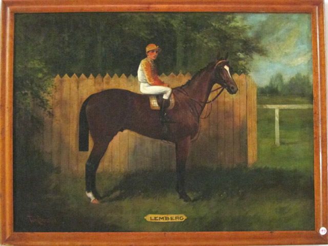 Appraisal: AFTER EMIL ADAM OIL ON CANVAS German - Jockey Tom