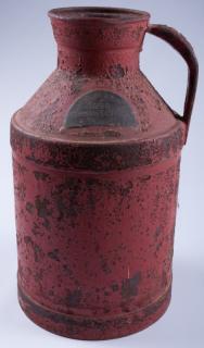 Appraisal: H P Hood Sons Cast Iron Canister Antique H P