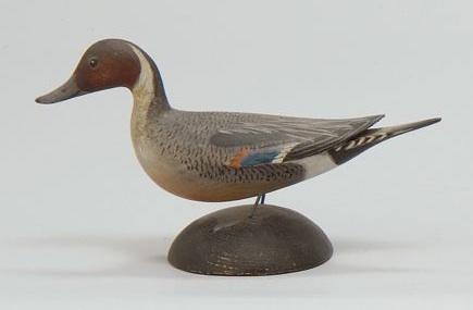 Appraisal: MINIATURE PINTAIL DRAKE By Crowell of East Harwich Massachusetts Rectangular