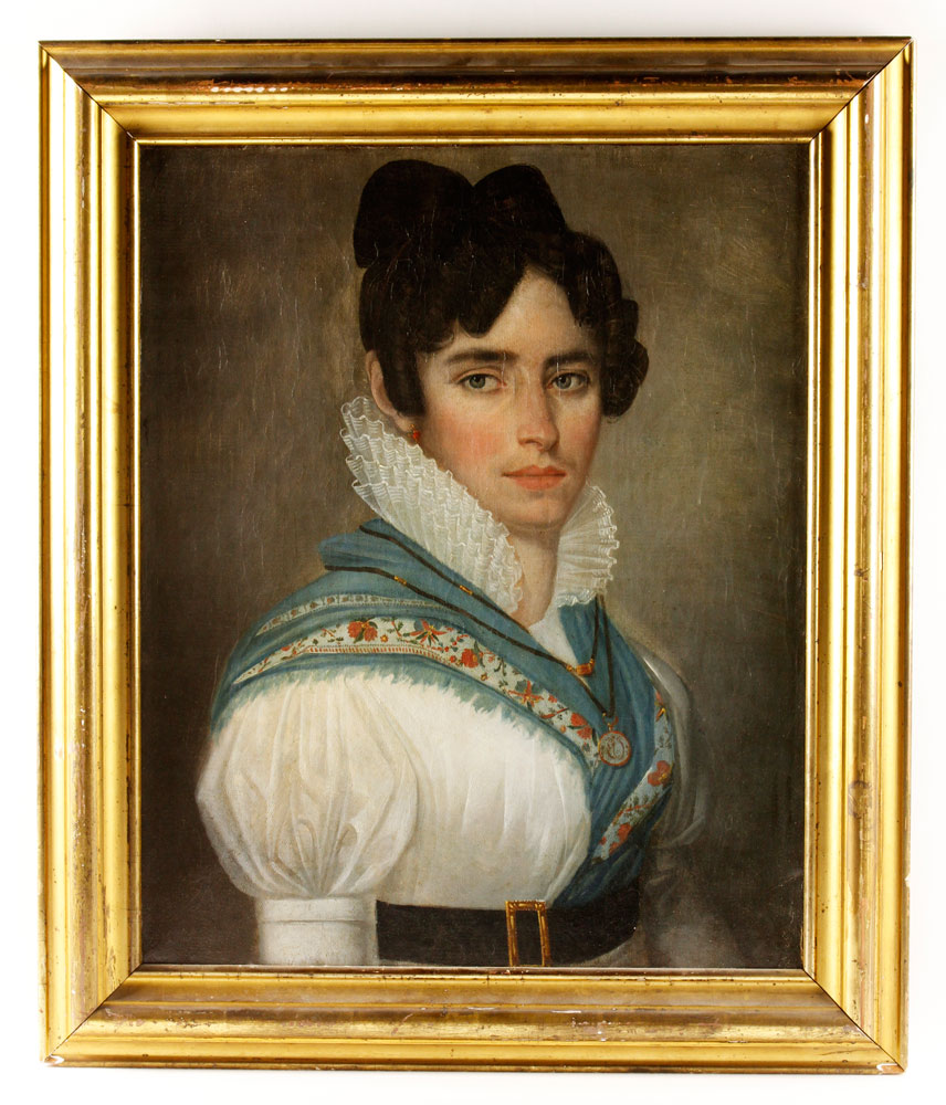 Appraisal: - Portrait of a Woman O C Portrait of a