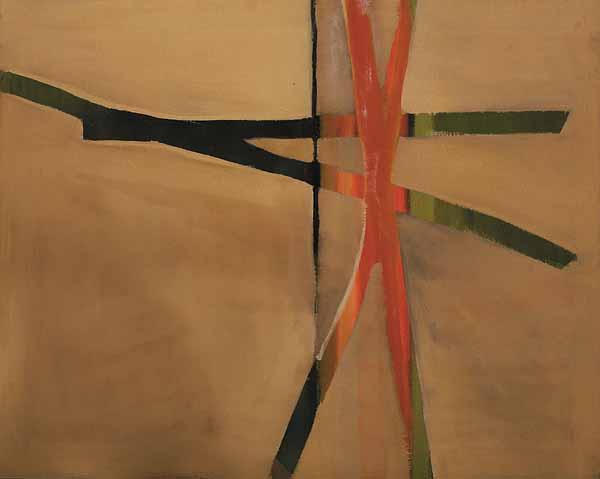 Appraisal: Mildred Millie Wohl American New Orleans d Abstraction oil on