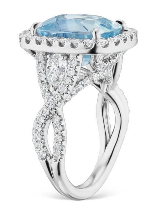 Appraisal: ICY BLUE ct BURMESE SAPPHIRE DIAMOND RING CERT ICY BLUE