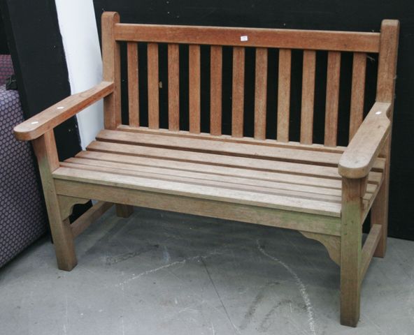 Appraisal: A garden bench by Hyde Park Furniture