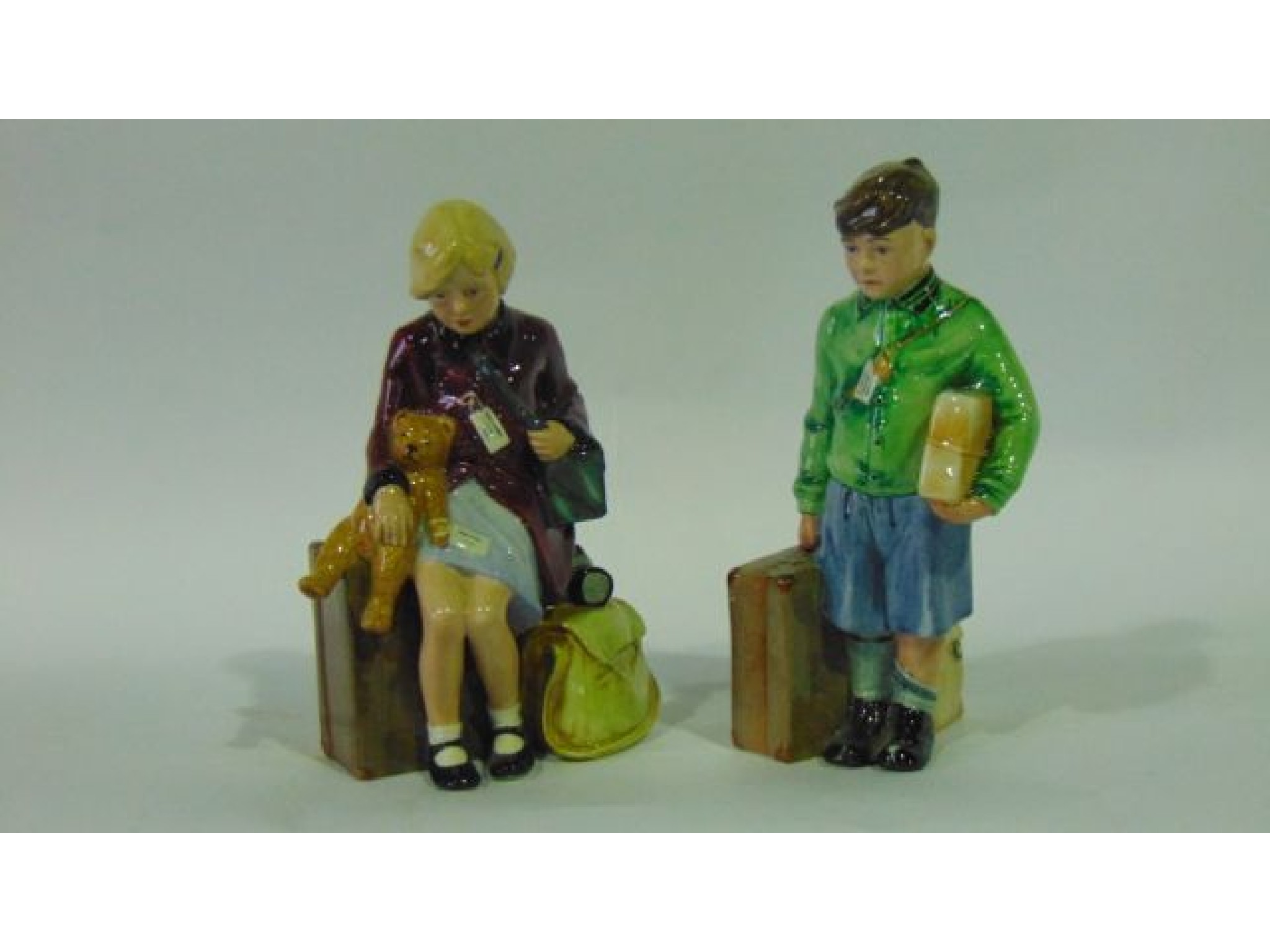 Appraisal: A pair of limited edition Royal Doulton figures moulded by