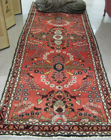 Appraisal: PERSIAN AREA RUG Hamadan Province northwestern Iran overall floral decoration