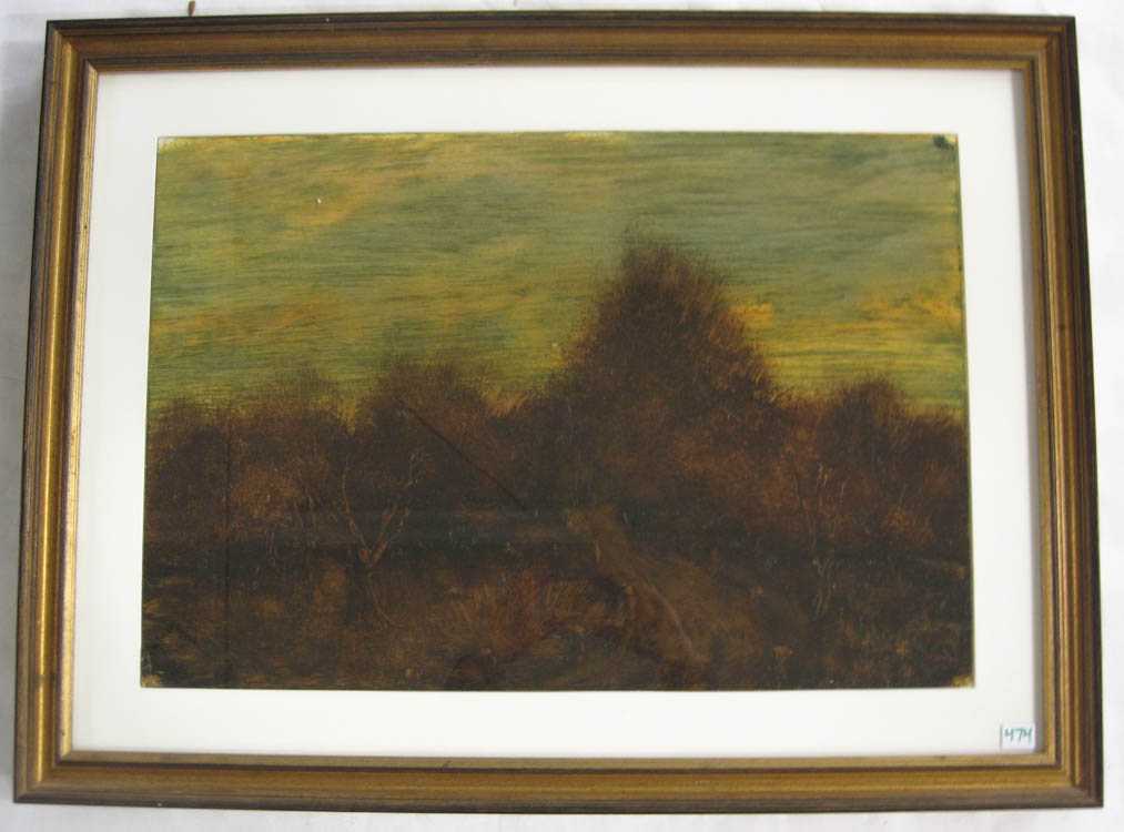 Appraisal: FRANCIS GYRA OIL ON PAPER Vermont Rhode Island - Tonalist