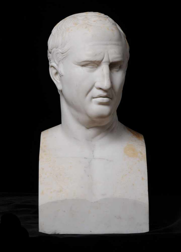 Appraisal: MARBLE BUST OF CICERO AFTER A BUST IN THE ENGLISH