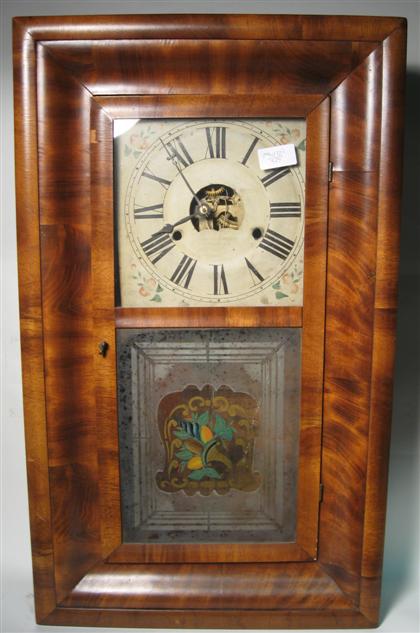 Appraisal: Mahogany Ogee shelf clocksmith and goodrich mid th century