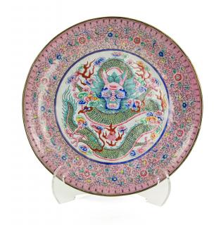 Appraisal: A CHINESE STYLE ENAMEL TRAY A CHINESE STYLE ENAMEL TRAY