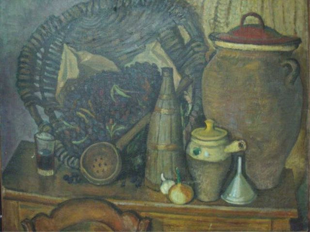 Appraisal: PARSUS Pierre O C Still Life Signed upper right and