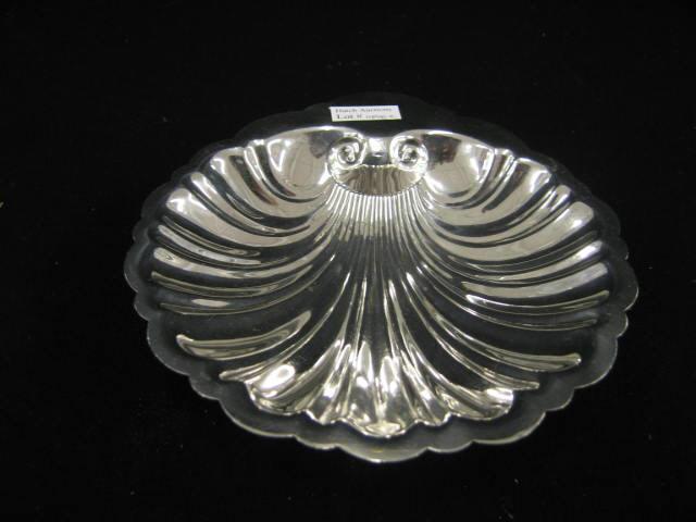 Appraisal: Sterling Silver Shell Shape Dish footed by Hunt Silver Co